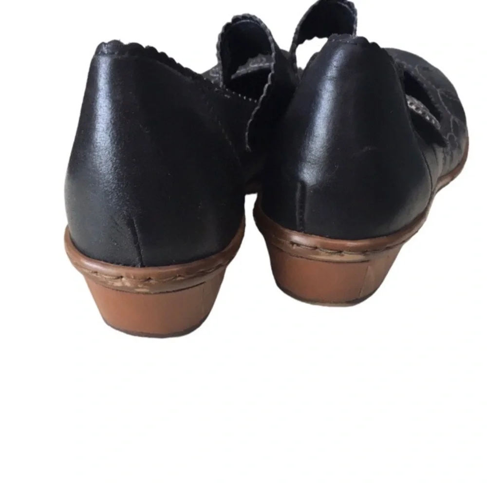 Rieker Antistress Mary Jane Black Comfortable Casual Shoes 41-10.5